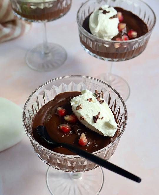 Dark chocolate and olive oil ganache