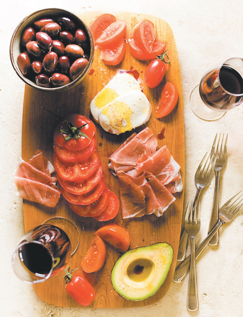 Tomato and avocado tango
