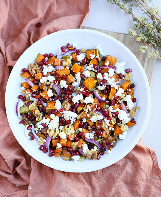 Roasted Brussels sprout salad
