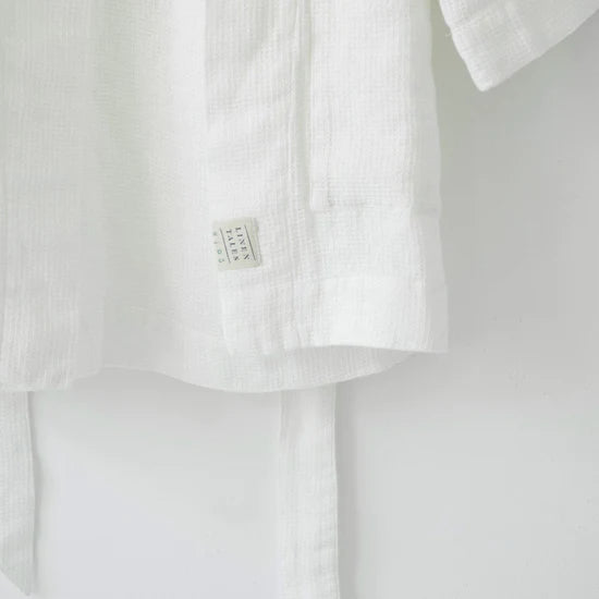 Kids Linen Bathrobe