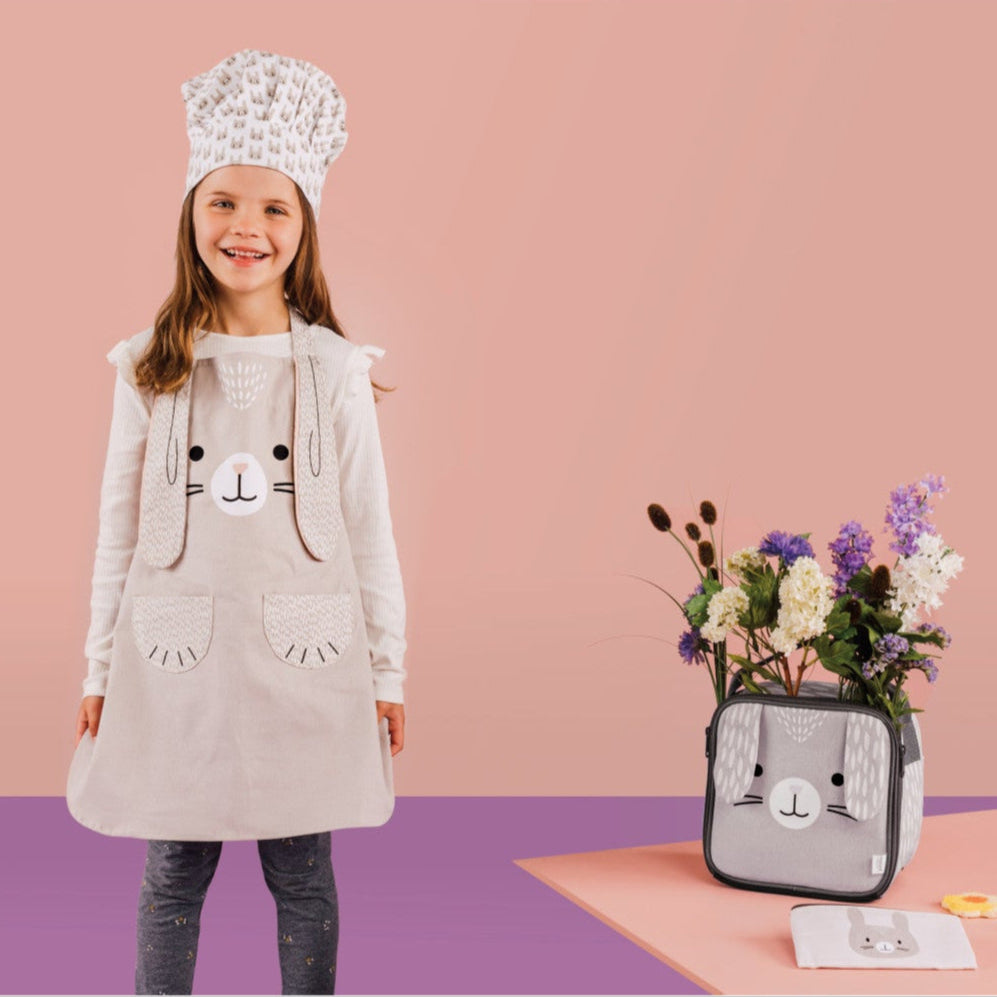 Bunny Daydream Kids Apron and Hat Set