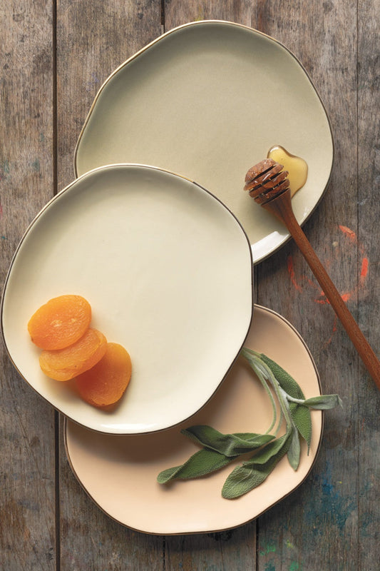 Flight Pebble Appetizer Plate