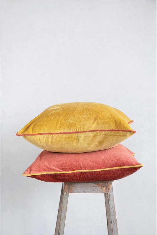 Cotton Velvet Pillow