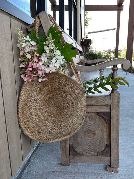 Round Jute Bag