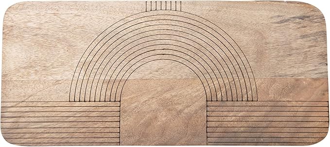 Rainbow Engraved Mango Wooden Board