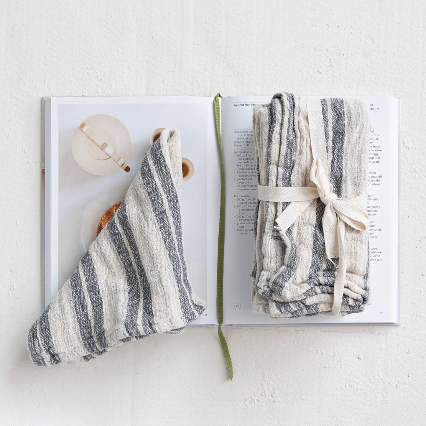Serviettes de table reversible en coton | Ensemble de 4