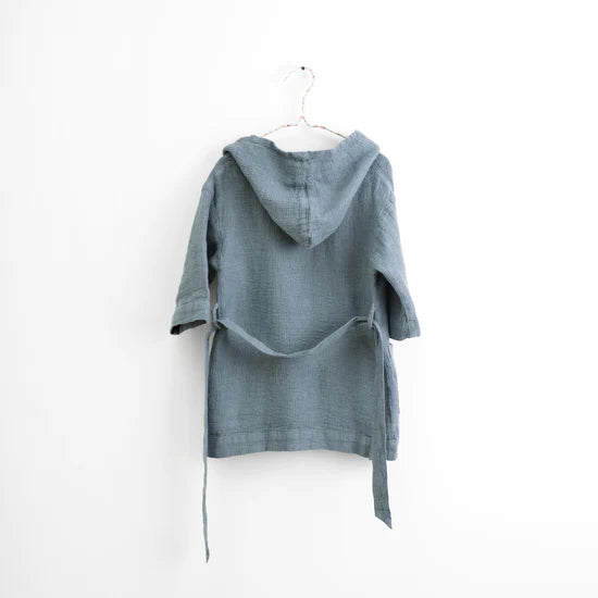 Kids Linen Bathrobe