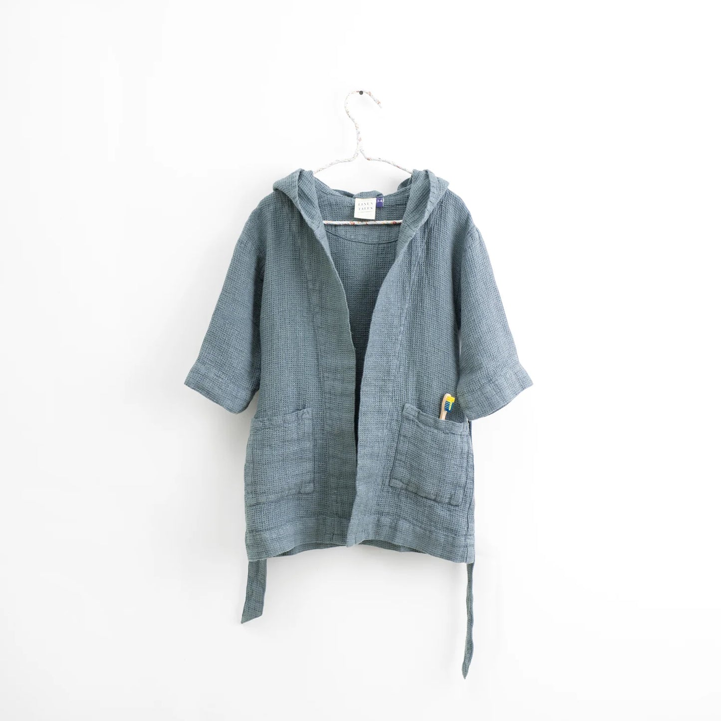 Kids Linen Bathrobe