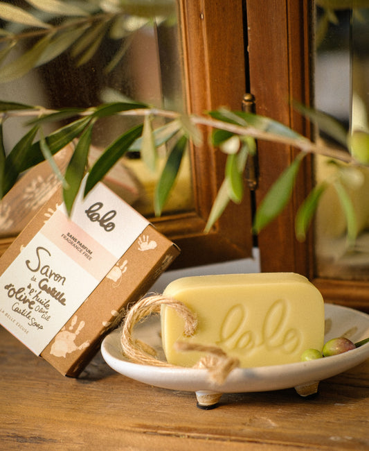 Savon de Castille à l'huile d'olive sans parfum LOLO