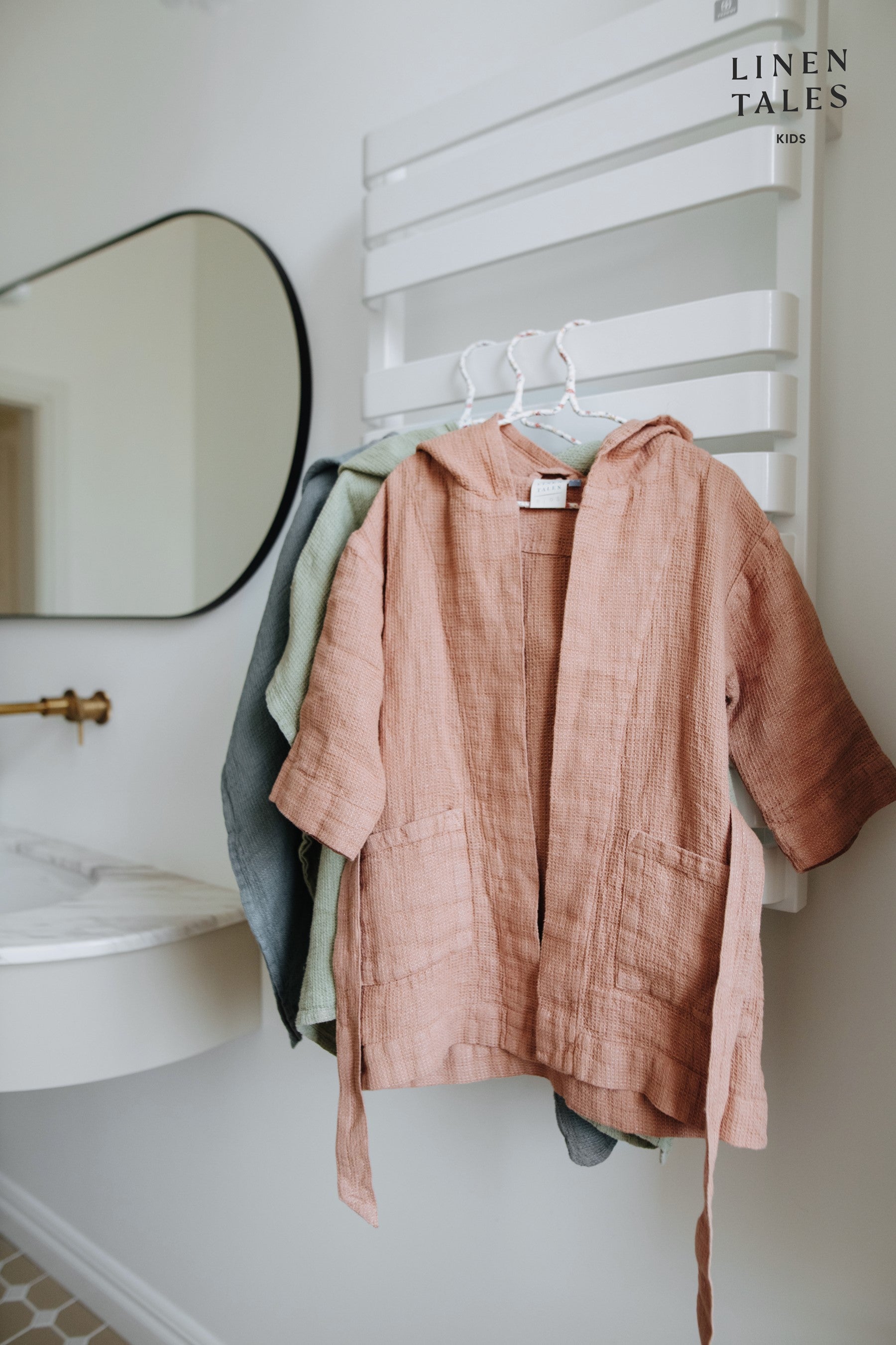 Kids Linen Bathrobe – La Belle Excuse