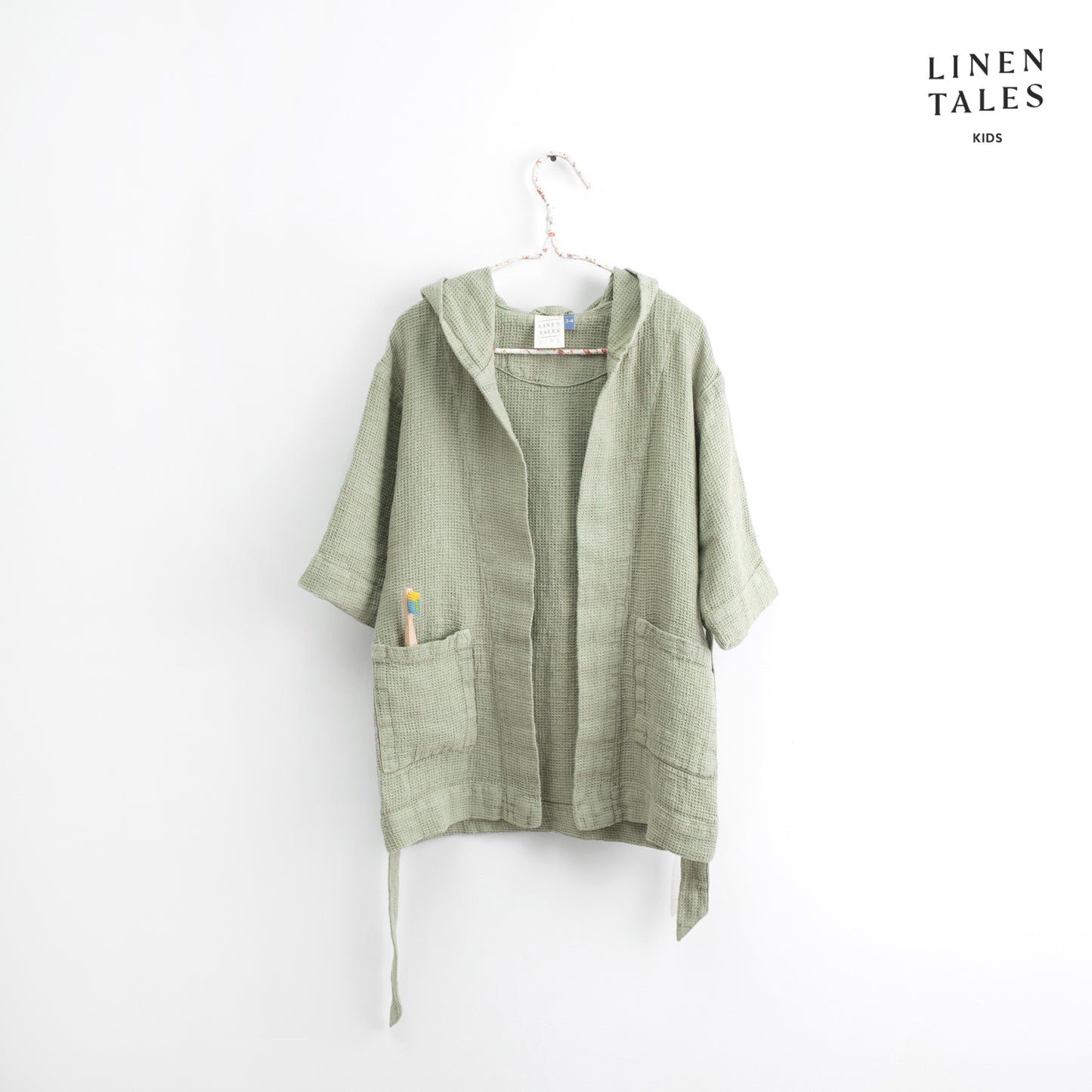 Kids Linen Bathrobe