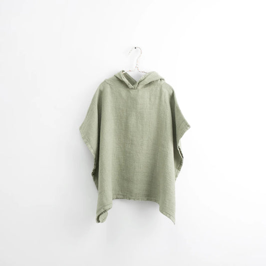Kids Linen Poncho