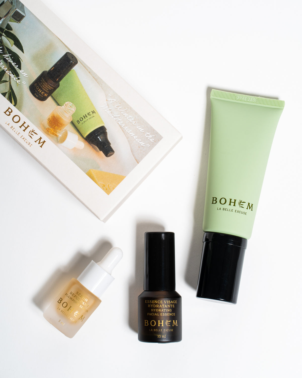 Un hiver en Méditerranée - Coffret de soins visage BOHEM
