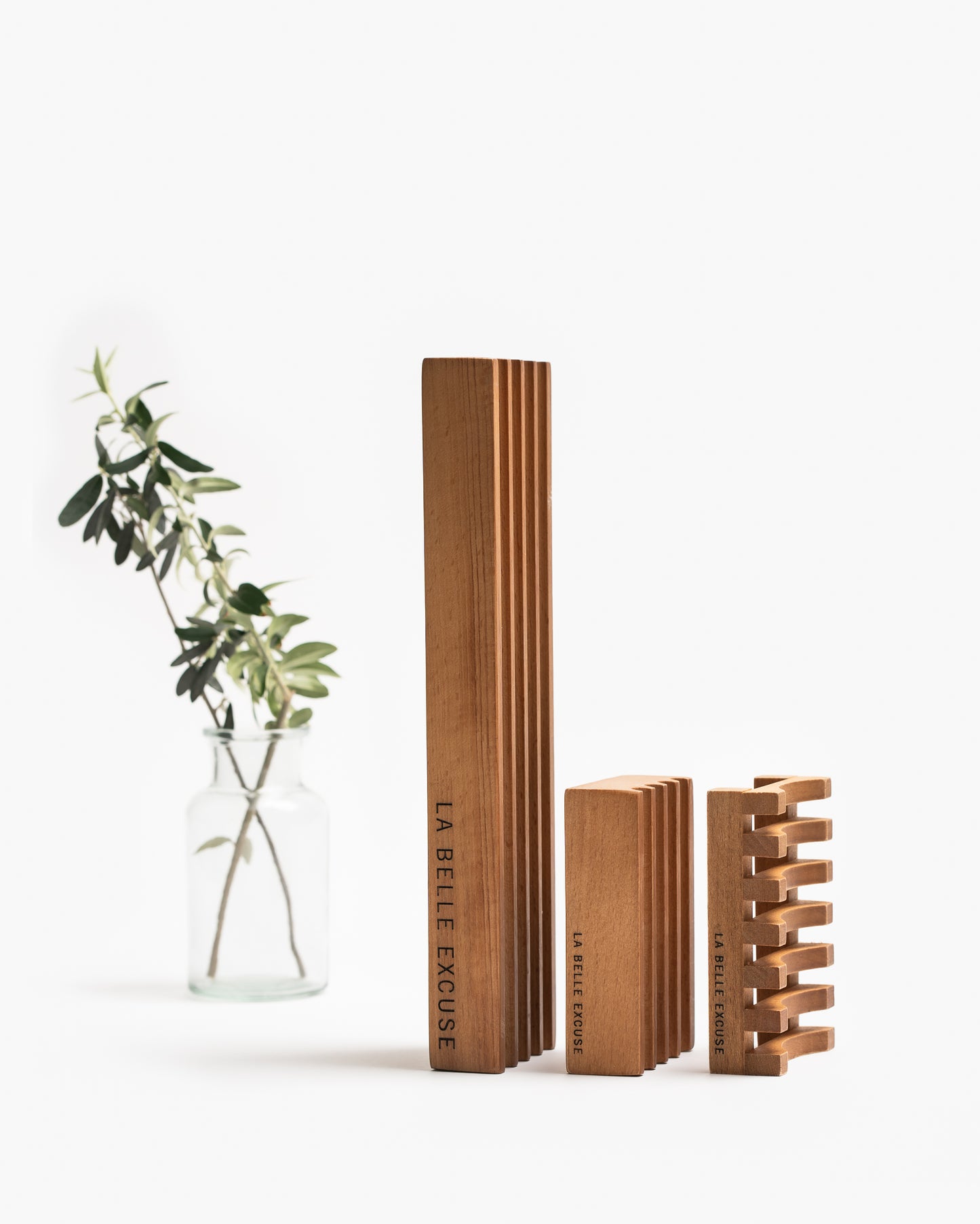 Plateau porte-savon en bois