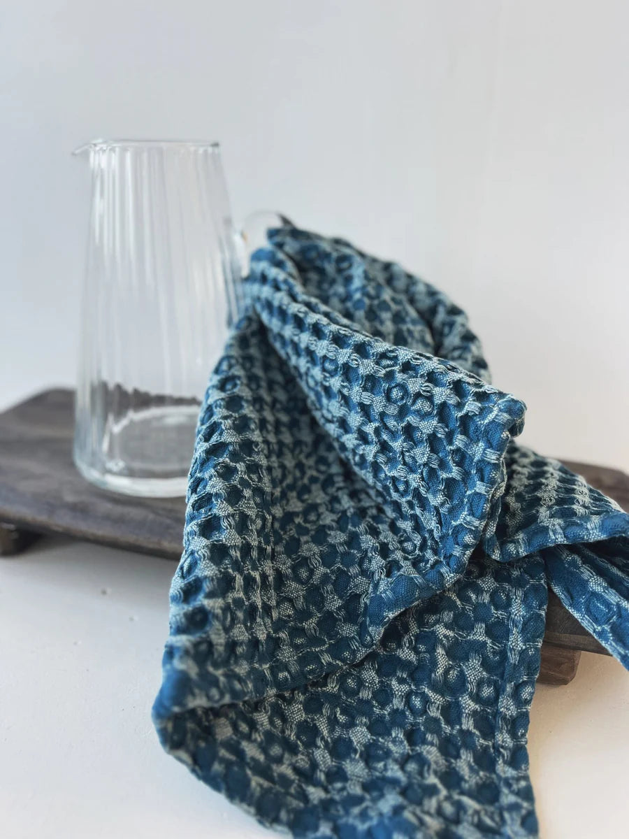 Linge à vaisselle en coton gaufré