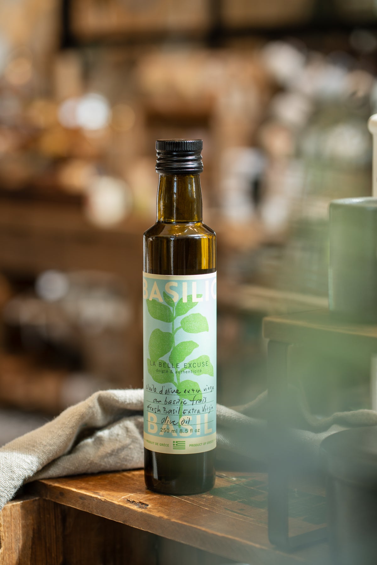 Fresh Basil Extra Virgin Olive Oil