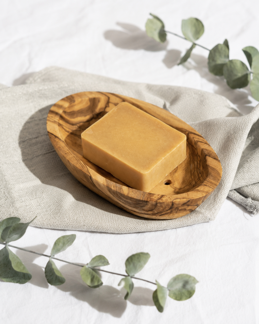 Natural Olive Wood Soap Holder | 2 Models