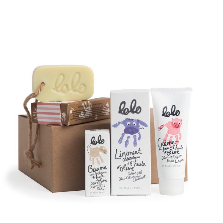 Trousse douceur pour peaux sensibles LOLO