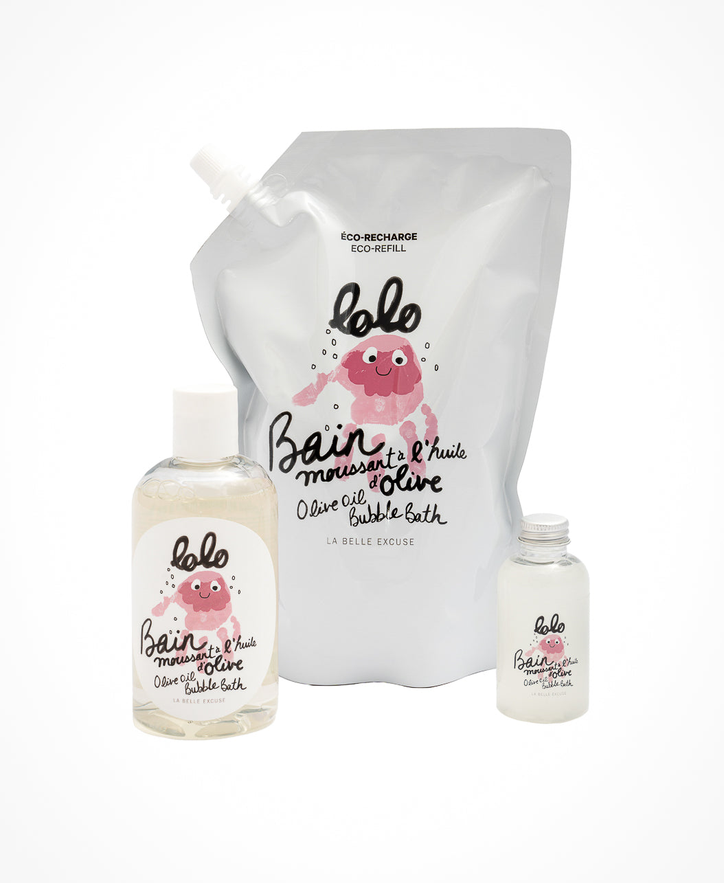Bain moussant à l'huile d'olive LOLO