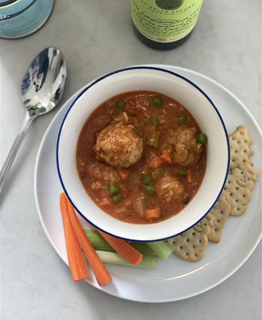 Turkey Meatball Minestrone