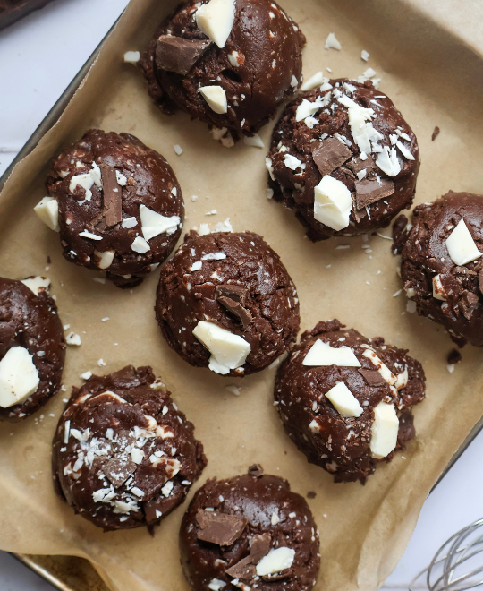 Olive Oil Triple Chocolate Cookies