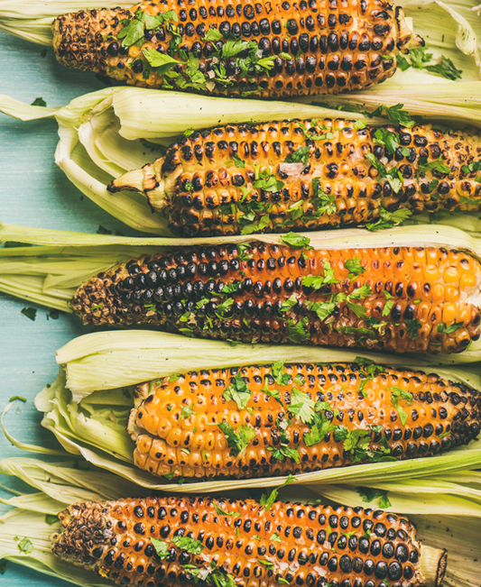 Corn cobs on the Grill