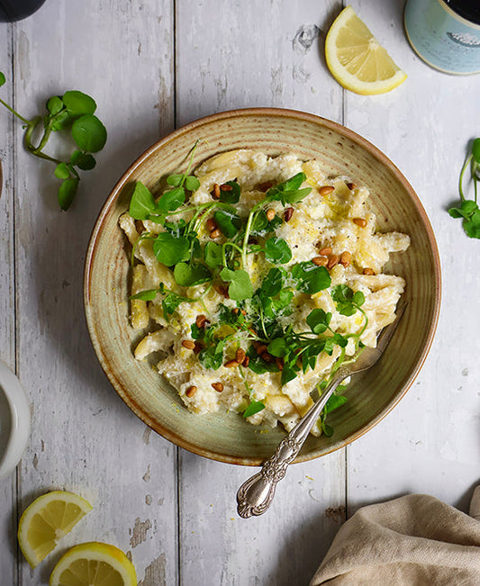 Lemon and ricotta pasta