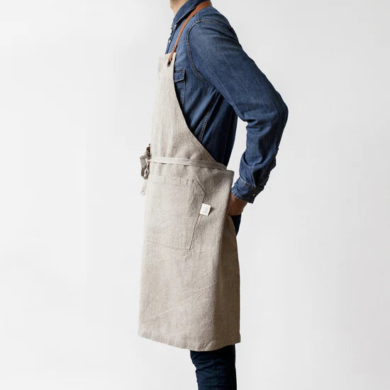 Natural Linen Luxury Apron