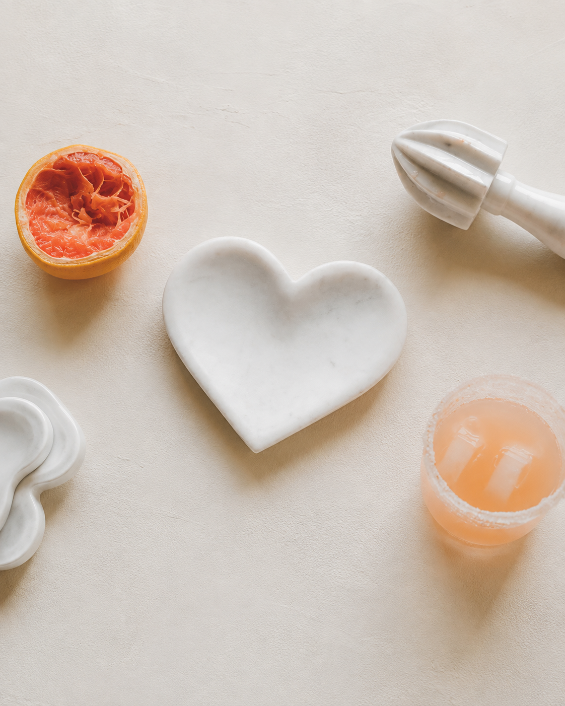 Heart Marble Dish
