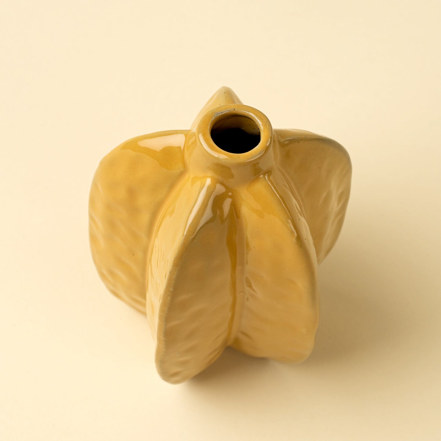 Vase Carambole | Ocre