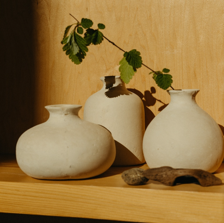 Paper Mache Mud Vase