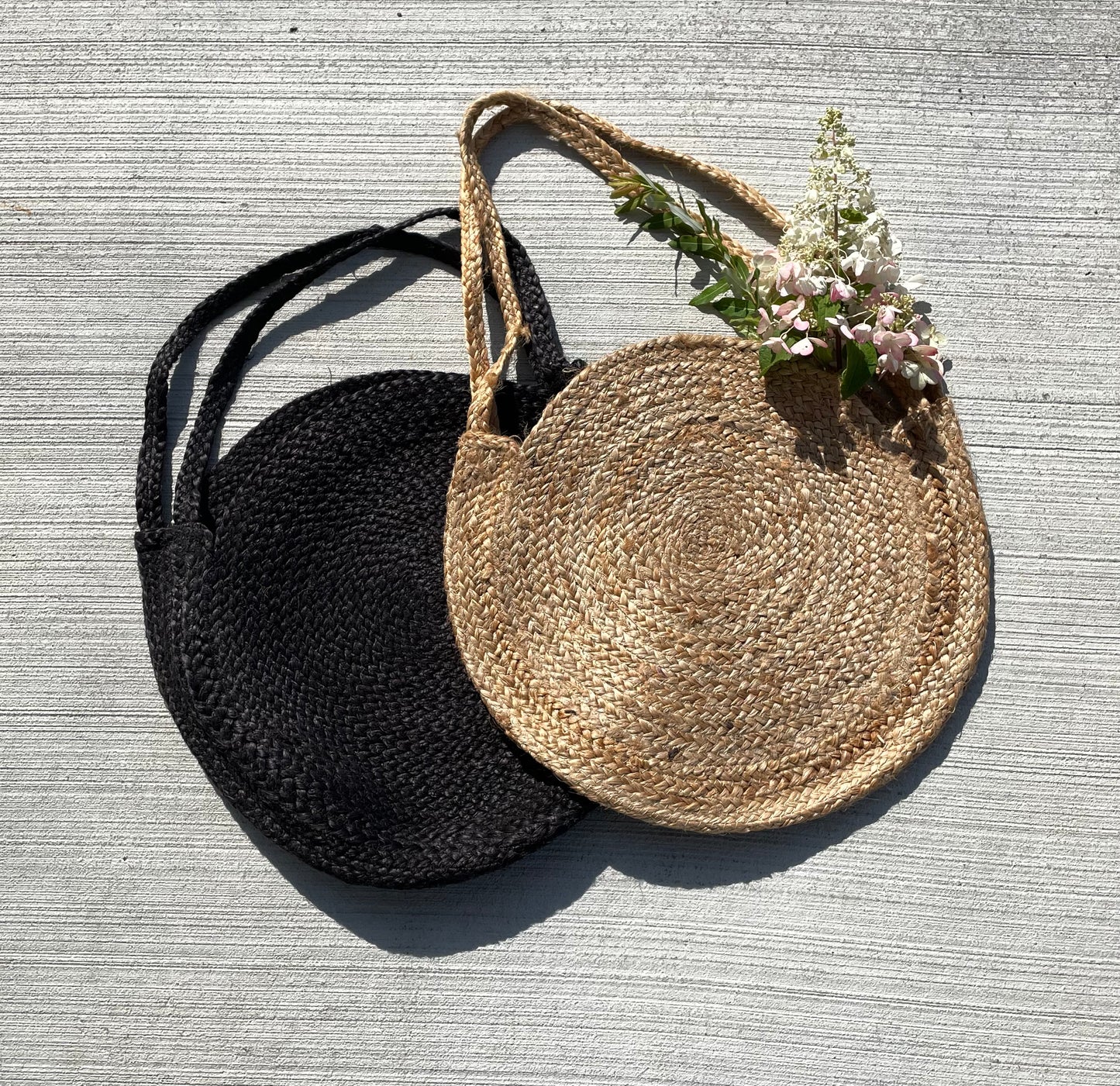 Sac rond en jute