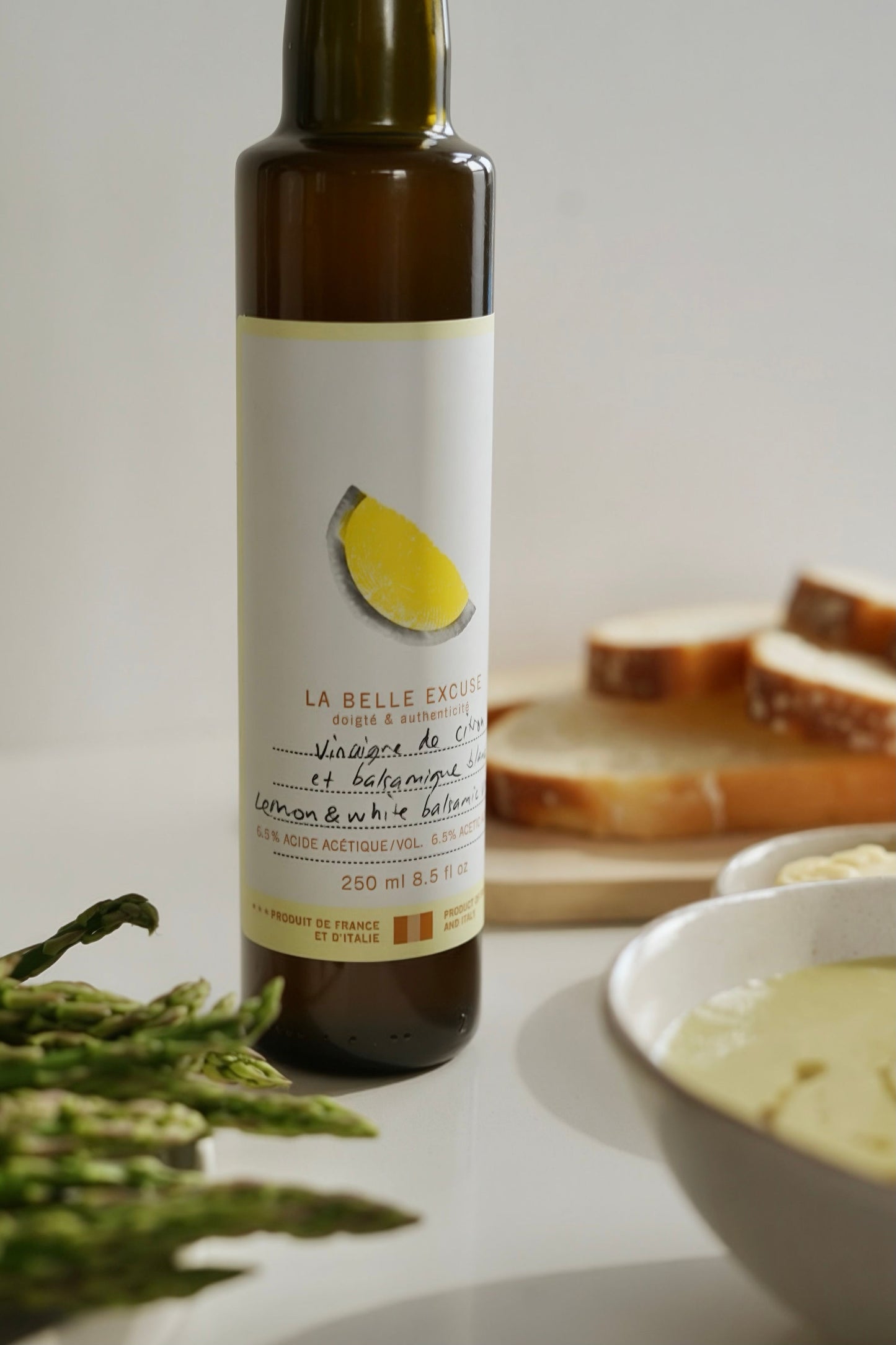 Vinaigre de citron & balsamique blanc 