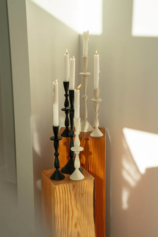 Imani Candle Holder | Cream
