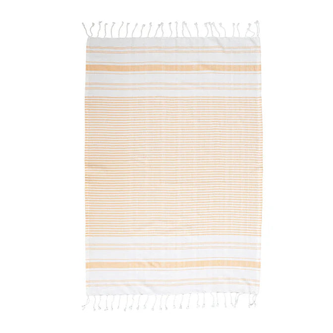 Turkish Cotton Striped Bath Towels