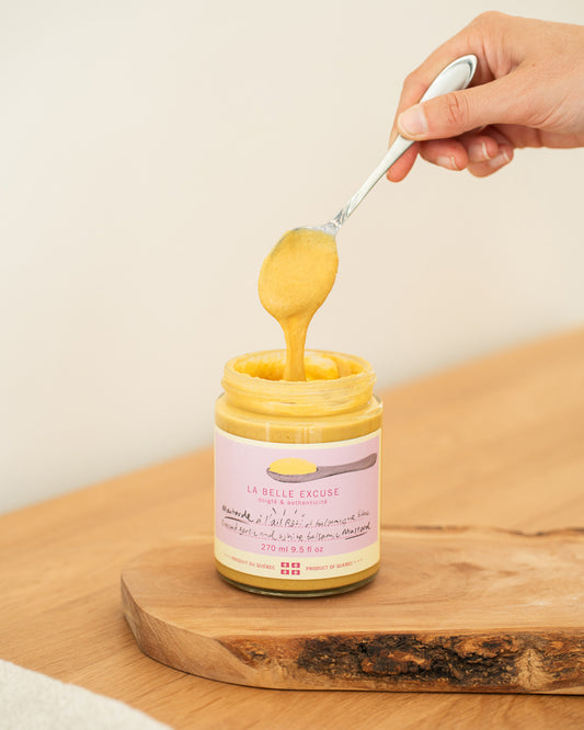 La Belle Excuse Roasted Garlic and White Balsamic Mustard (270ml) 