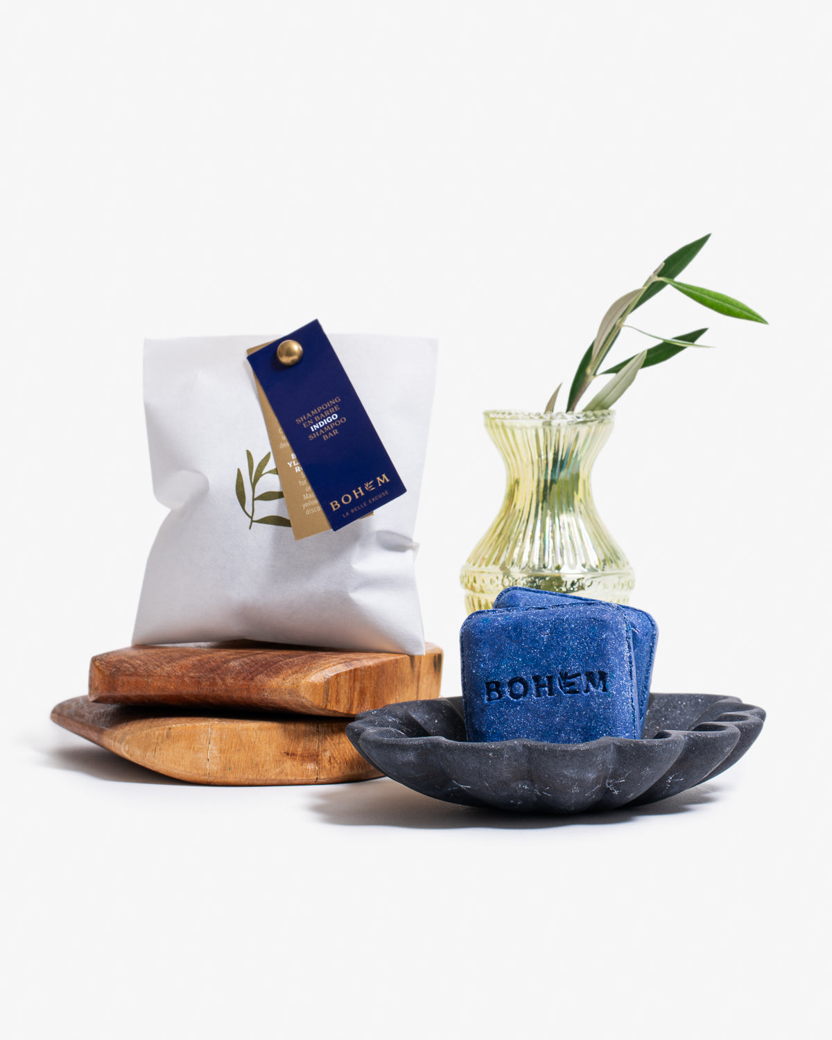 Bohem Indigo | Shampoo Bar - Blonde, Grey & White Hair (90g)