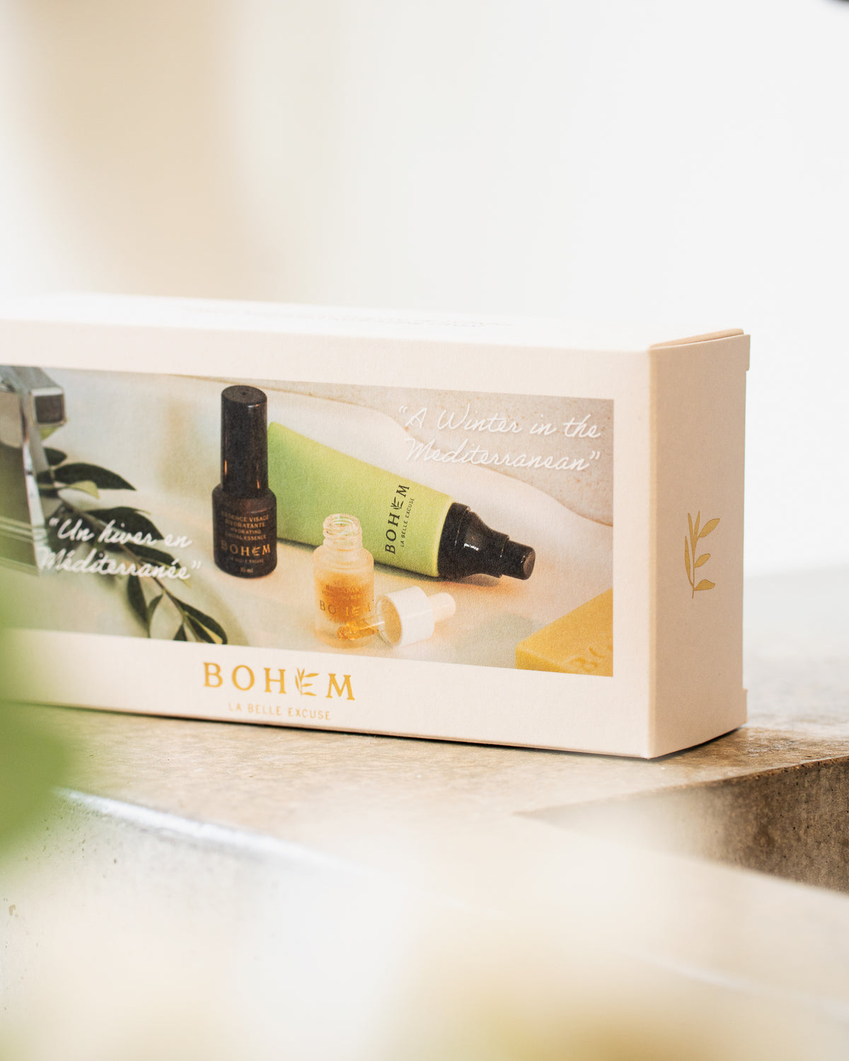 Un hiver en Méditerranée - Coffret de soins visage BOHEM