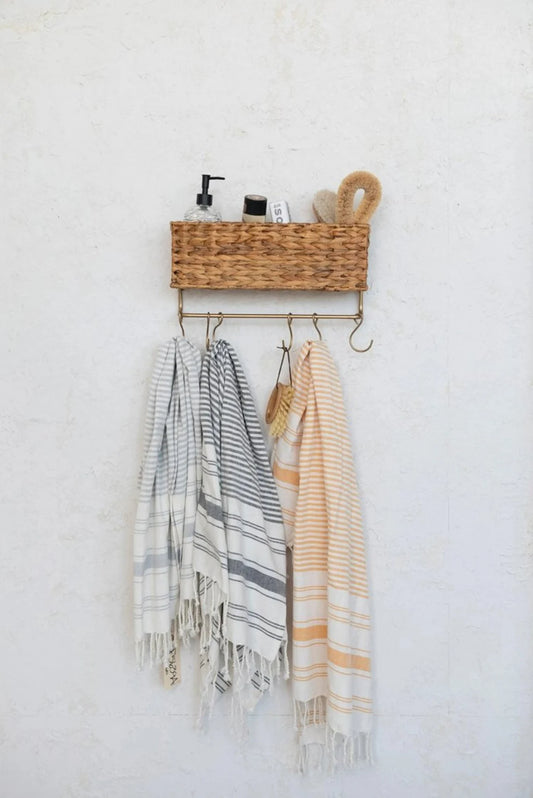 Turkish Cotton Striped Bath Towels