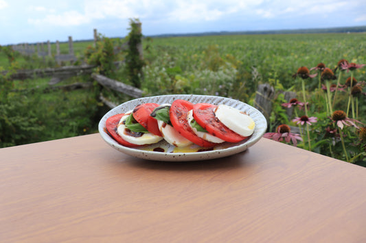 Debossed Stoneware Plate