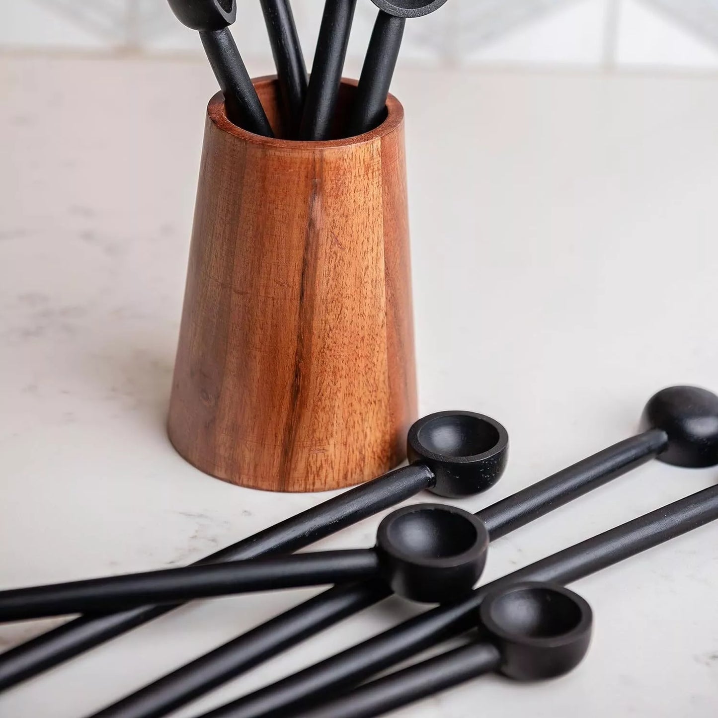 Wooden Tasting Spoon | Black