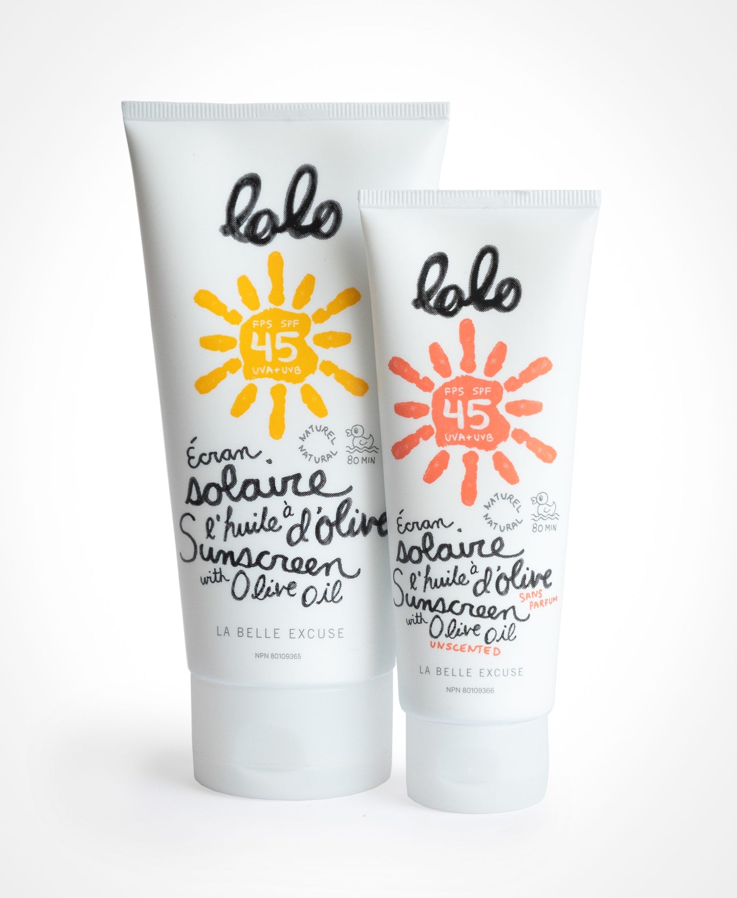 Fragrance free Olive Oil Sunscreen LOLO