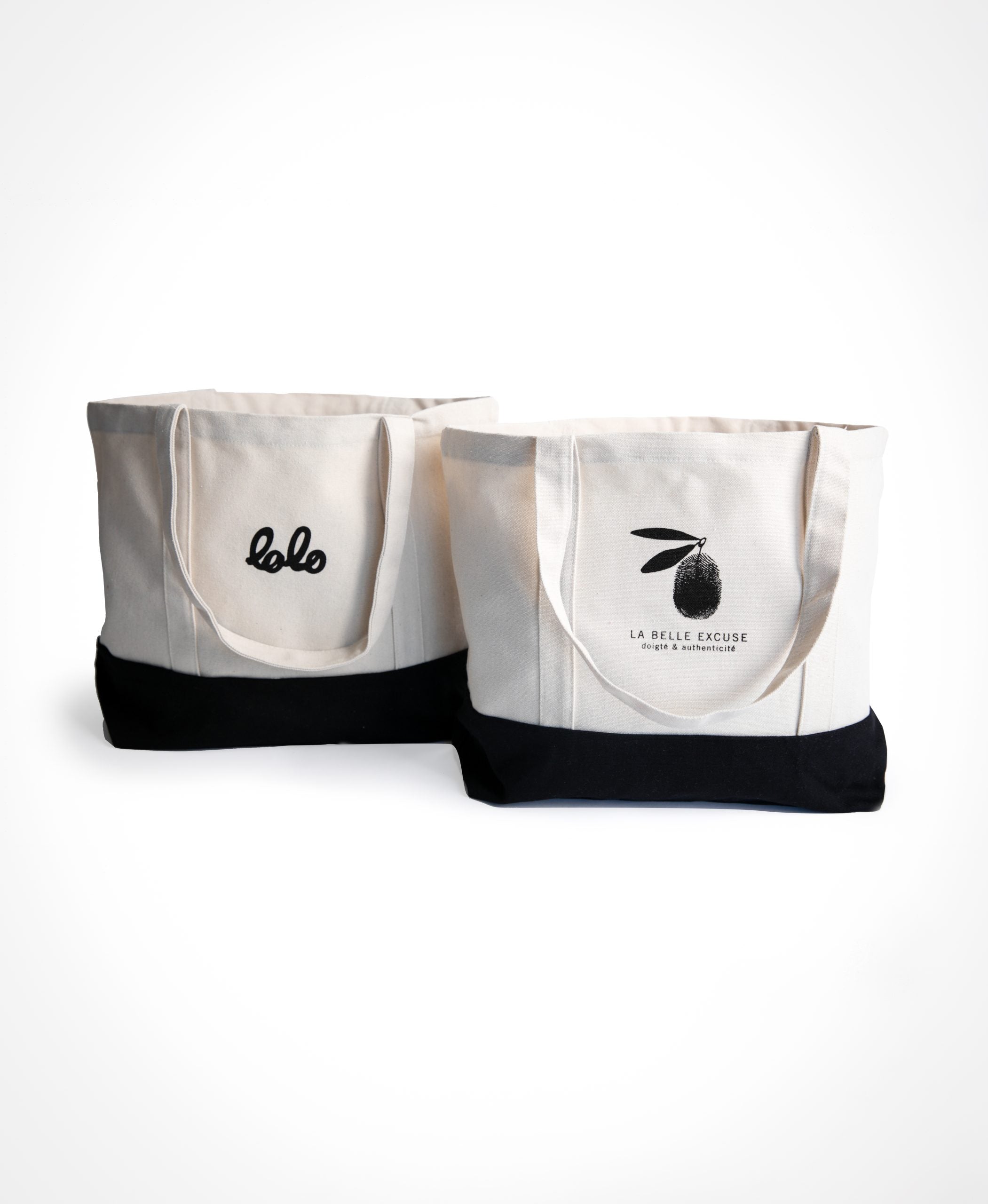 Black reusable tote bag best sale